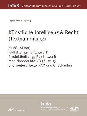 cover image of Künstliche Intelligenz & Recht (Textsammlung)